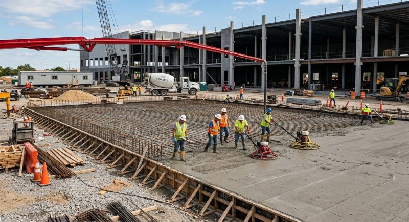 Commercial Slab Installation in Fort Myers, FL