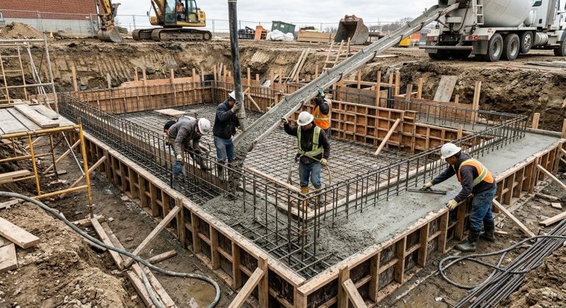 Concrete Foundation Pouring in North Fort Myers, FL