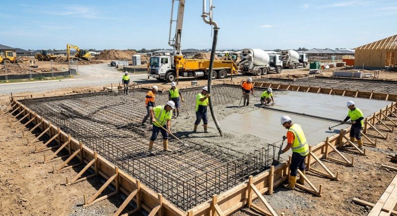 Foundation Slab Construction in North Fort Myers, FL